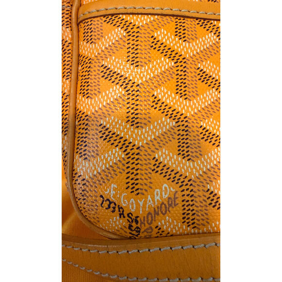 AUTHENTIC GOYARD CAP VERT YELLOW CROSSBODY BAG - Picture 6 of 16